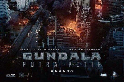 Jakarta Porak Poranda di Teaser Poster 'Gundala Putra Petir'