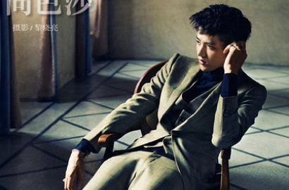 Kris Eks EXO Elegan di Bazaar Tiongkok Edisi Oktober