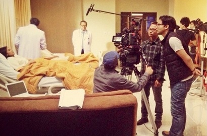 Syuting Film '7/24', Dian Sastro Masuk Rumah Sakit