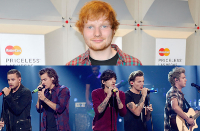 Label Kesal Ed Sheeran Kolaborasi Bareng One Direction