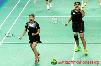 Ganda Putri Bulutangkis Indonesia Masuk Final Asian Games
