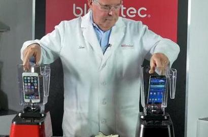 Video Uji Ketahanan iPhone 6 Plus dan Galaxy Note 3 dengan Diblender