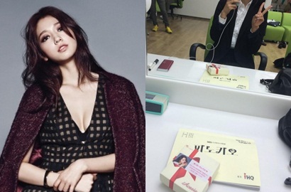 Foto Park Shin Hye Syuting Perdana 'Pinocchio'