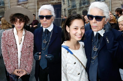 G-Dragon Ketahuan Hadiri Acara Fashion Bareng Kiko di Paris