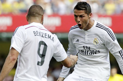 Cetak Hattrick, Cristiano Ronaldo Dansa Salsa Bareng Marcelo dan James Rodriguez
