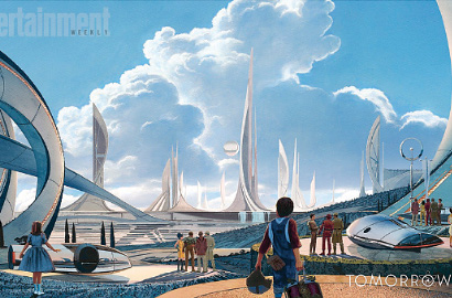 George Clooney Jalani Petualangan Ala Negeri Harry Potter di 'Tomorrowland'