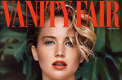 Jennifer Lawrence Foto Bugil dan Ungkap Tipe Pria Idaman di Vanity Fair