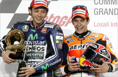 Valentino Rossi Berniat Tunda Marc Marquez Jadi Juara MotoGP 2014