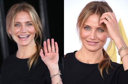 Pakai Cincin, Cameron Diaz Sudah Dilamar Benji Madden?