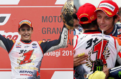 Marc Marquez Kunci Gelar Juara Dunia, Valentino Rossi Mengaku Kalah