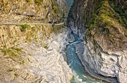 Cantiknya Pegunungan Marmer Taroko Gorge di Taiwan