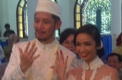 Intan Ayu Resmi Dinikahi Olaf Dengan Nuansa Minang
