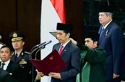 Jokowi Resmi Jadi Presiden Indonesia Periode 2014-2019