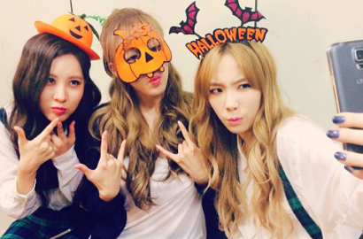 Taetiseo Tetap Imut Bergaya dengan Aksesoris Halloween 