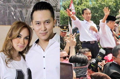Pawai Presiden-Wakil Presiden Jokowi-JK 'Diramaikan' Hantu