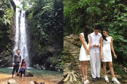 Syahnaz Sadiqah dan Samuel Zylgwyn Berdua ke Air Terjun di '7 Manusia Harimau'