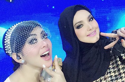 Siti Nurhaliza Tertular Gerakan Syahrini 'Maju Mundur Cantik'