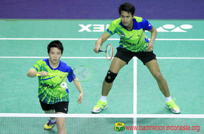 Tontowi Ahmad dan Lilyana Natsir Sukses Lolos ke Perempatfinal Perancis Terbuka 2014