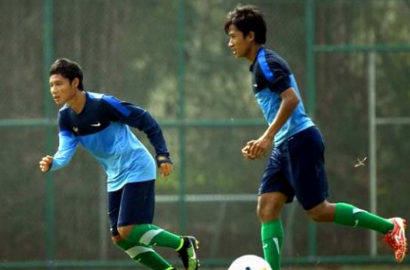 Evan Dimas dkk 'Diospek' Oleh Seniornya di Tim Merah Putih