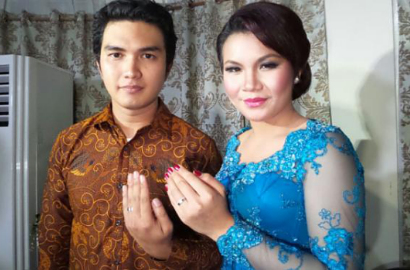 Pengajian Awali Acara Siraman Aldi Taher dan Georgia