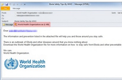 Waspada Spam 'Virus Ebola' di Email Komputer