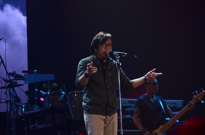 Sakit, Ari Lasso Tampil Maksimal di Hari Terakhir Java Sounds fair 2014