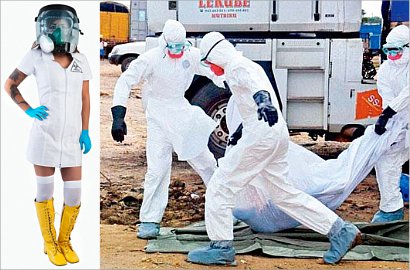 Waduh, Seragam Petugas Medis Ebola Dijadikan Kostum Hallowen