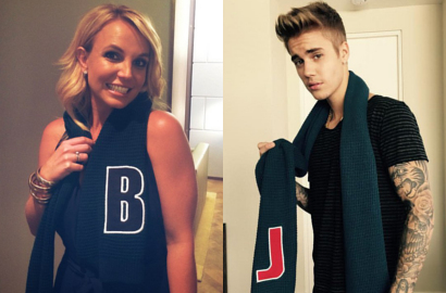 Justin Bieber dan Britney Spears Gabung Acara Amal dengan Pamer Syal