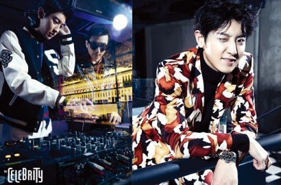 Tampannya Chanyeol Jadi DJ di Majalah Celebrity