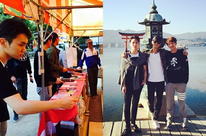 Key SHINee Pamer Foto Liburan di Jepang Bareng Onew dan Minho