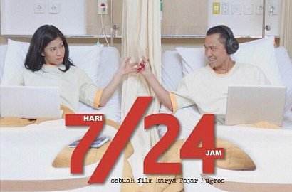 Ini Poster Resmi Film Anyar Dian Sastro-Lukman Sardi '7/24'