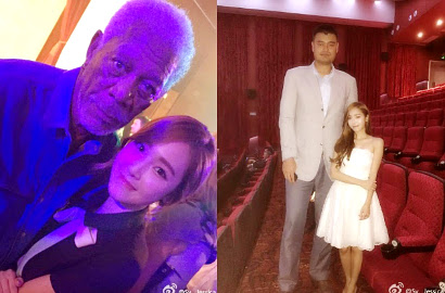 Jessica Eks SNSD Jadi 'Barbie' Foto Bareng Pebasket Yao Ming