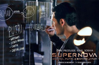 Arifin Putra Akhirnya Hadir di Promo Film 'Supernova'