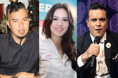 Ahmad Dhani Siapkan Album Duet Raisa dan Robbie Williams?