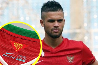 Diego Michiels Kecewa Lihat Jersey Timnas Indonesia untuk Piala AFF 2014