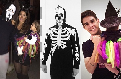 Cesc Fabregas, Oscar dan Gareth Bale Rayakan Halloween