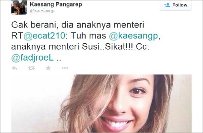 Kaesang Putra Jokowi Digoda Netter Takut Dekati Putri Menteri Susi