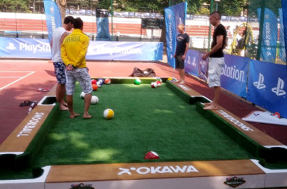 Uniknya SnookBall, Main 'Billiard' Ala Sepakbola