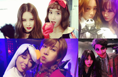 Cantik dan Menakutkan, Serunya Pesta Halloween Artis SM