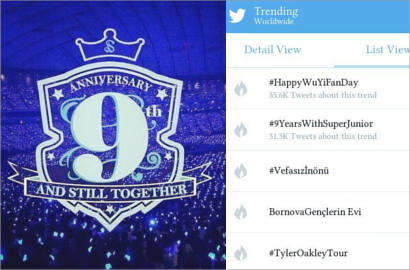 Ultah SuJu Ke-9 Jadi Trending dan Diberi Selamat Jaejoong JYJ
