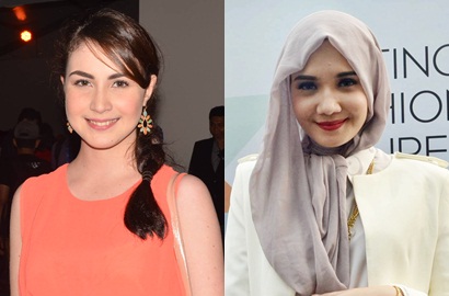 Zaskia Sungkar dan Arumi Bachsin Manfaatkan Jakarta Fashion Week