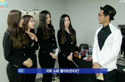 Ini Video Cerianya Red Velvet Sapa Afgan di Backstage ASF 2014