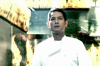 Chef Juna 'Terbakar' di Video Promo 'Hell's Kitchen Indonesia'