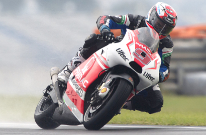 Hujan Deras, Danilo Petrucci Paling Cepat di Tes MotoGP