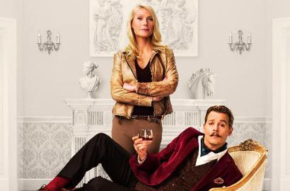 Johnny Depp dan Gwyneth Paltrow Beradegan Intim di Trailer 'Mortdecai'