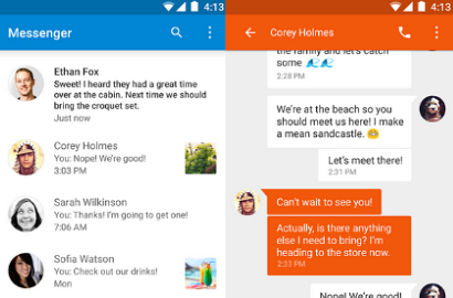 Google Rilis Aplikasi Pesan Instan Android Mirip LINE
