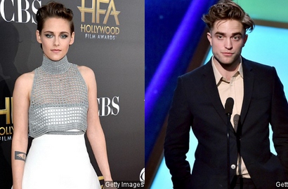 Berpapasan, Robert Pattinson Cueki Kristen Stewart