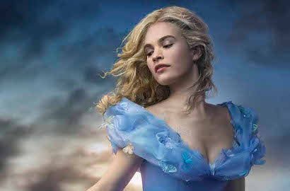 Lily James Tampil Anggun di Trailer Perdana 'Cinderella'