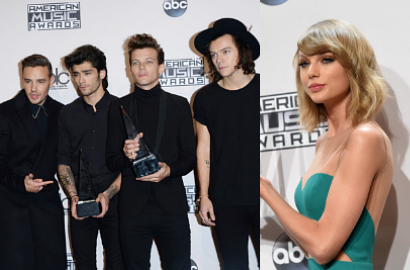 1D Terbanyak, Taylor Swift Raih Penghargaan Khusus di AMA 2014