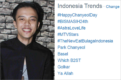 Jadi Trending Topik, Ultah Bisma SMASH Sama dengan Chanyeol EXO